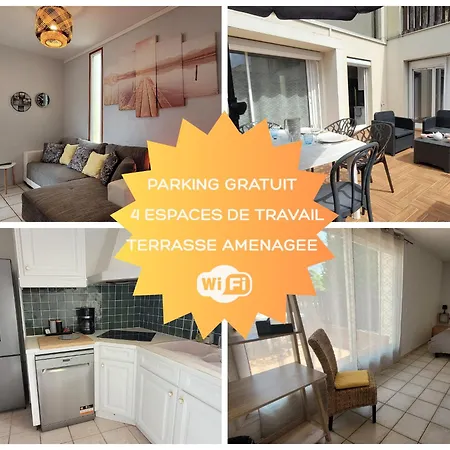 8 Pers - Grande Terrasse -cergy Centre *